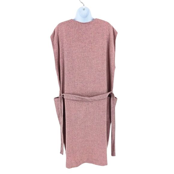 Vintage Brownstone Studio Pink Wool Blend Sleeveless Plus Size Dress Sz 16 - Picture 4 of 11